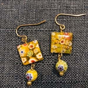 NEW Italian made Murano glass earrings - great gift!